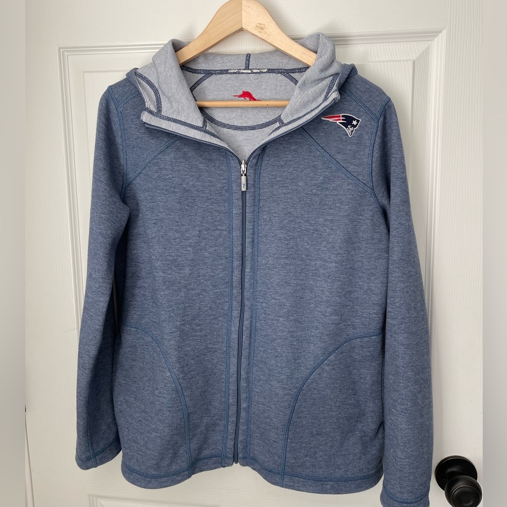 Women’s XS Tommy Bahama Reversible New England Patriots Zip Up